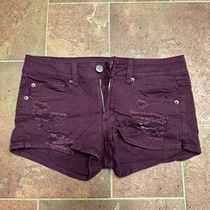 American Eagle Shortie Distressed Short